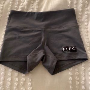 barely worn size XS gray fleo workout shorts